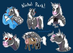 anal anthro anus balls breeding_mount clapping emoji equid equine feral genitals hi_res horn horse male mammal mythological_creature mythological_equine mythology oral rimming sex telegram_sticker unicorn whinny yamatopawa