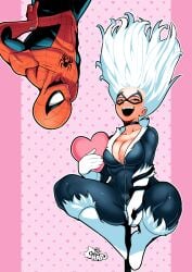 1boy 1boy1girl 1girl1boy 1girls 2026 athletic athletic_female big_breasts black_cat_(marvel) blue_eyes bodysuit boots breasts bursting_breasts choker collar color colored couple couple_(romantic) couple_love couples curvaceous curvaceous_body curvaceous_female curvaceous_figure curvaceous_hips curvy curvy_body curvy_female curvy_figure curvy_hips domino_mask eyemask felicia_hardy female gloves happy happy_female hips huge_breasts large_breasts light-skinned_female light_skin looking_at_partner looking_at_viewer love lovers male marvel marvel_comics mask masked masked_female massive_breasts open_mouth peter_parker pinup romantic romantic_couple rope seductive seductive_look shiny shiny_breasts shiny_clothes shiny_skin skin_tight sonchapo spider-man spider-man_(series) superhero superhero_couple superheroine thick thick_breasts thick_hips thick_thighs tight_clothes tight_clothing upside-down valentine's_day valentines_day voluptuous voluptuous_female white_fur white_hair wide_hips zipper