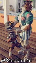 3d 3d_(artwork) anthro blender blender_(software) brother brother_and_sister epic_games fellatio forced fortnite incest incest_(lore) meow_skulls meow_skulls_(fortnite) meowscles meowscles_(fortnite) outdoors public r4nd0m_l4d self_upload sibling siblings sister twitter_link