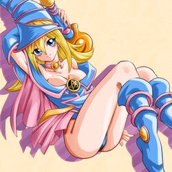 dark magician girl from yu-gi-oh! by ashi ura