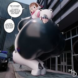 ochako uraraka from boku no hero academia by mmdelight