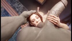 1boy 3d ai_generated animated balls balls_lick balls_sucking blowjob fellatio female jill_valentine jill_valentine_(sasha_zotova) licking_balls male mavpmd monster monster_cock monster_on_female mr_x oral penis resident_evil resident_evil_2 resident_evil_3 sucking_balls sucking_testicles tagme testicles uncensored video