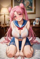 age_difference aged_up ai_animation ai_generated bed bedroom big_breasts bishoujo_senshi_sailor_moon blue_skirt blush breasts chibi_usa cleavage crawling crop_top deep_cleavage dialogue double_bun facing_viewer fair-skinned_female grandfather grandfather_and_granddaughter grandparent imminent_sex implied_imminent_sex implied_incest indoors long_hair long_twintails looking_at_viewer medium_breasts midriff miniskirt nursing_home offscreen_character old_man older_male older_male_and_younger_female on_bed on_knees pink_hair pleated_skirt red_eyes sailor_collar sailor_moon senior sheer_clothing sheer_skirt short_skirt sitting sitting_on_bed sitting_on_knees skirt sound suggestive suggestive_dialogue suggestive_look tagme talking talking_to_viewer tank_top tight_clothing twintails unzipped video voice zipper zipper_down zipper_pull_tab