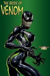 2008 breasts female female_only marvel nickdraw nicklaw she-venom teeth venom