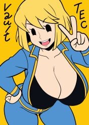 vault girl from fallout by furry funnychan