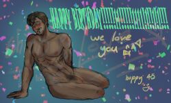 1boy 2d 2d_(artwork) active_pov artist_name back_rolls, big_ass blonde_hair brick_floor brown_hair camera_facing can chill_pose dominant_pov facing_down facing_objectgay fat_ass fat_thighs femboy femboysolo gay_onlyhuman good_looking goon gun hair hiding_feelings horny huge_ass jacket jewelry male male_only masturbation muscles naked one_male only only_male penis ryan_gosling seen_penis submissive submissive_male voluptuous white_skin white_skinned yaoi yuppi777