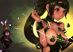 akali_jhomen_tethi breasts expansion female growth hat instant-ip large_breasts league_of_legends lulu_the_fae_sorceress riot_games witch_hat yordle