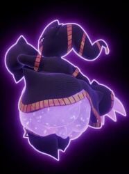 1:1 1futa 2025 3_fingers 3d_(artwork) 3d_animation animated anthro ass big_ass big_butt black_background bottomless clothed clothing dege3 digital_media_(artwork) female fingers floating generation_6_pokemon ghost glowing glowing_body hi_res hip_sway huge_butt legwear looking_at_viewer looking_back loop mega_banette mega_evolution nintendo pokemon pokemon_(species) purple_body rear_view seductive short_playtime simple_background solo solo_female solo_focus spirit stockings tagme teasing thick_thighs zipper zipper_mouth