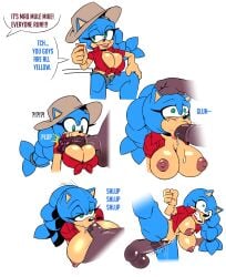 sonic the hedgehog from sega by missphase