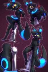 2:3 absurd_res accessory anal anal_only anthro anus arms_tied_behind_back ass black_body black_fur blue_glow blue_markings bodily_fluids bondage bound breasts cha0sapien eeveelution female freckled_butt freckled_face freckles fur generation_2_pokemon glowing glowing_eyes hair_accessory hair_tie hi_res lube markings moonshine_(cha0sapien) nintendo one-bar_prison paws pokemon pokemon_(species) pole pussy_tape restraints rope rope_bondage shiny_pokemon simple_background sketch_page small_breasts solo sweat tape tiptoes umbreon worried_face yellow_eyes