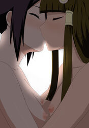 2girls bleach female female_only hinamori_momo kh-fullhouse kissing multiple_girls tobiume yuri zanpakutou_spirit