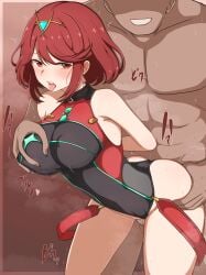 pyra from xenoblade (series) by milliani