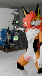 3d_(artwork) 9:16 anthro armor balls biped black_body black_fur black_hair black_hand black_hands black_nose blender_(artwork) blue_body blue_eyes blue_fur blue_hair body_armor body_hair breastplate c.a.m. cane9 canid canine canis chest_fur chest_hair chest_tuft chrome chrome_body claws collar colored cybernetics digital_media_(artwork) digitigrade dragon electronics elkslickhound erection eyewear fingers flash_bang_grenades fluffy fluffy_ears fluffy_hair fluffy_neck_fur fluffy_tail fur genitals gesture glasses glowing glowing_body glowing_eyes green_body green_eyes grey_body grey_fur grey_hair group hair hand_gesture hi_res jackal kneeling knot knotted_penis machine male male/male mammal markings meme meme_face meme_pose metal metallic_body military multicolored_body multicolored_fur mythological_creature mythological_scalie mythology neck_tuft novabeast nude orange_body orange_eyes orange_fur orange_hair penile penis pointing pointing_at_another prosthetic protogen protogen_armor protogen_face protogen_visor protogenized red_penis robotic scalie screen screen_face sex shocked shower shower_head smile soldier special_forces tail tail_tuft trio tuft vibincane9 warrior wearing_glasses white_body white_fur yellow_body yellow_fur yuri_chacal