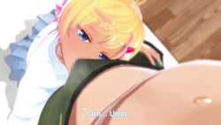 3d_animation accessories age_difference ass assertive assertive_female bald bald_male bed big_breasts blonde_hair blowjob blowjob_face blue_eyes brat bratty breasts brown_skin cheeky dark-skinned_female dark_skin english_subtitles english_text erection female gyaru gyaru_gal handjob indoors jewelry kuro_gyaru large_breasts licking_penis male nail_polish older_male older_male_and_younger_female on_bed one_room_gal original original_characters penis schoolgirl short_hair sound subtitled tamangoworks tanned tanned_skin teenage_female teenager thick_thighs thighs two-tone_hair video younger_female younger_female_older_male