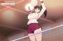 1boy 1girls 2d 2d_animation alternate_costume animated ass audible_music ball big_ass big_breasts black_hair blush bouncing_breasts breasts curvy dat_ass earrings fat_ass female hairband huge_breasts jewelry knee_pads light-skinned_female light-skinned_male light_skin long_hair longer_than_10_seconds looking_at_viewer moaning nipple_bulge nipples nipples_visible_through_clothing official_alternate_costume official_alternate_hairstyle penis plump_ass ponytail pov pov_crotch pussy red_eyes redhornyhead see-through_clothes sex shorter_than_30_seconds sound sportswear spy_x_family straight sweaty_clothes thick thick_ass uncensored vaginal_penetration video volleyball volleyball_(object) volleyball_uniform wet_clothes yor_briar yor_forger