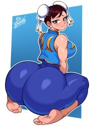 1girls 2024 big_ass big_breasts big_butt bodysuit chun-li chun-li_(fortnite) female female_only hair_ornament hi_res high_resolution highres huge_ass huge_butt large_ass large_breasts large_butt light-skinned_female light_skin simple_background solo solo_female srbready street_fighter street_fighter_6 street_fighter_alpha