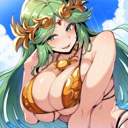 palutena from kid icarus by castle12