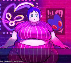 1girls bbw belly big_belly bombchu_lady fapolantern female front_view obese obese_female the_legend_of_zelda the_legend_of_zelda:_majora's_mask thighs