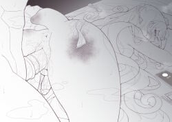 2futas ass_grab ass_up cock_size_difference doggy_style dragon_girl futa_on_futa ghost_girl long_hair looking_at_partner looking_over_shoulder nijisanji nijisanji_en phone reimu_endou selen_tatsuki used_condoms waieeeee