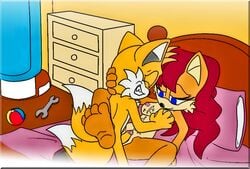 anthro breast_squeeze breasts canine cum cum_on_breasts cum_on_pussy cum_outside female fox fur furry furry_tail incest male mother mother_and_son multiple_tails penetration penis pussy rosemary_prower sega son sonic_(series) sonic_the_hedgehog_(archie) sonic_the_hedgehog_(comics) sonic_the_hedgehog_(series) straight tail tails the_other_half