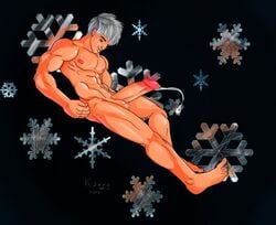 bara barefoot feet jack_frost k3rry male male_only muscle muscles rise_of_the_guardians yaoi