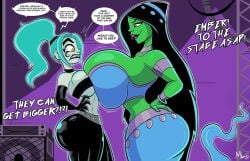 2girls ameizing_lewds ass asymmetrical_docking big_ass big_breasts breast_envy breasts bust busty chest colored_skin curvaceous curvy curvy_figure danny_phantom desiree digital_media_(artwork) ember_mclain english_text female female_focus from_side genie_girl ghost ghost_girl gigantic_breasts green-skinned_female green_body green_skin hips hourglass_figure huge_ass huge_breasts humanoid large_ass large_breasts legs mature mature_female nickelodeon thick thick_hips thick_legs thick_thighs thighs villain villainess voluptuous voluptuous_female waist wide_hips