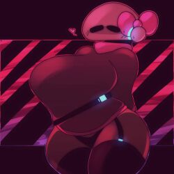 animated breasts clothed daely_(ludicrousspeeds) jacket loop ludicrousspeeds oc panties robot sling tagme thick_thighs thighhighs video