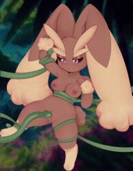 animated bodily_fluids breasts bunny cute derpy_hoovessss fur furry live2d lopunny nintendo pokemon pokemon_(species) pussy_juice tagme tentacle tentacle_rape tentacle_sex video