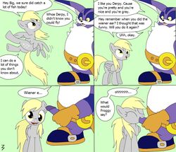 3pac big_the_cat comic crossover derpy_hooves dialogue equine erection feline fellatio female friendship_is_magic male my_little_pony oral oral_sex pegasus penis sega sex sonic_(series) wings zoophilia