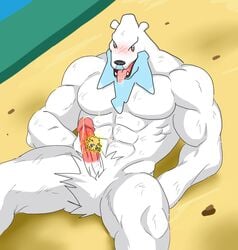 beartic buffurun furry furry_only gay nintendo pokemon tsunbea yaoi