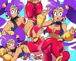 ass breasts multiple_images scott_malin shantae shantae_(character) tagme