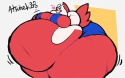 atsuinekowo bbw big_ass big_breasts breasts bubble_butt cleavage female huge_ass huge_breasts latias morbidly_obese obese overweight pokemon pokemon_(species) thick_thighs wide_hips