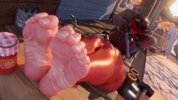 feet feet_up pyro_(team_fortress_2) tagme