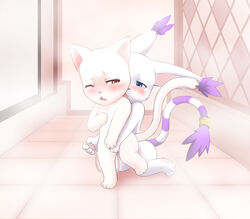 blue_eyes blush brown_eyes charle color comic cute dark_mirage darkmirage defloration digimon ear egg_vibrator eyes fairy_tail feline female female_only fingering fur furry furry_ears furry_tail gatomon half-closed_eyes licking multiple_females one_eye_closed open_eyes pointy_ears pussy_lessons sex sex_toy shower tail tongue toys vibrator white_fur wince yuri