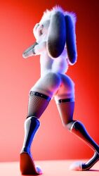 1girls 3d_(artwork) 3d_animation 9:16 animated anthro anus armwear ass big_ears clothing digital_media_(artwork) disney female fishnet_armwear fishnet_clothing fishnet_legwear footwear genitals grey_body gyrating_hips hand_on_face hi_res hip_sway judy_hopps lagomorph legwear leporid mammal pochemu presenting presenting_hindquarters pussy rabbit red_background short_playtime shorter_than_10_seconds simple_background sleeves slim solo stockings tagme toeless_footwear vertical_video video zootopia