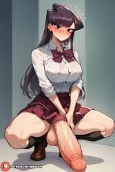 1futa ai_generated anime big_ass big_balls big_breasts big_butt big_penis curvy curvy_figure ejaculation fit fit_futanari futa_only futanari huge_ass huge_balls huge_breasts huge_butt huge_cock komi-san_wa_komyushou_desu komi_can't_communicate komi_shouko komi_shuuko looking_at_viewer newgenai penis penis_out solo solo_focus solo_futa thick thick_ass thick_legs thick_penis thick_thighs veiny veiny_muscles veiny_penis voluptuous voluptuous_futanari