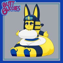 ankha_prime_(user3345) big_ass big_breasts breasts bubble_butt female furry huge_ass huge_breasts tagme thick_thighs user3345 wide_hips