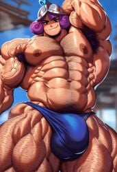 1boy 1human 1man abs ai_generated ambush_(trap) arm_behind_head armpit_hair bara bara_tiddies bara_tits barechested biceps blue_eyes boy boy_tits bulge chest_hair civitai clash_(series) clash_royale deltoids feet_out_of_frame genderswap genderswap_(ftm) hairy_armpits hairy_chest hairy_legs helmet large_pecs large_pectorals leg_hair looking_at_viewer male male_chest male_focus male_nipples male_only male_pubic_hair male_solo male_swimwear man man_boobs man_breasts man_tits manly muscle muscles muscular muscular_male musketeer_(clash_royale) navel navel_hair nipples outdoors outside pecs pectorals penis_bulge pubes pubic pubic_hair pubic_hair_peek purple_hair rule_63 sewoh26 smile solo solo_focus solo_male stom stomach swim_briefs thick_arms thick_thighs thighs underwear vein veins veiny veiny_muscles