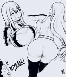 1boy 1girls alternate_ass_size alternate_body_type alternate_breast_size alternate_thigh_size aphrodos ass ass_focus asui_tsuyu back back_view big_ass big_breasts big_thighs boku_no_hero_academia breasts clothed clothed_female dat_ass enormous_ass enormous_butt enormous_thighs fat_ass female female_focus female_human female_only female_pubic_hair female_solo frog_girl frog_tongue giant_ass giant_breasts giant_thighs gigantic_ass gigantic_breasts gigantic_thighs high_resolution highres horny horny_male huge_ass huge_breasts huge_thighs large_ass large_breasts large_thighs long_hair male male_focus male_human massive_ass massive_butt massive_thighs mineta_minoru minoru_mineta my_hero_academia no_color open_mouth simple_background solo solo_female solo_focus standing thick thick_ass thick_female thick_thighs thighs tongue tongue_out tsuyu_asui very_long_hair voluptuous voluptuous_female white_background white_body white_skin