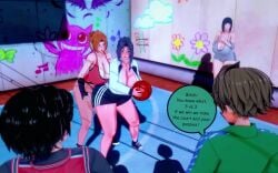 3boys 3d 3girls age_difference animated basketball basketball_court basketball_uniform bet bleach blowjob bouncing_breasts camera camera_pov cheating cum cum_in_pussy cum_inside cunnilingus dark-skinned_male doggy_style english_text fellatio from_behind huge_ass huge_breasts hyuuga_hinata inoue_orihime japs8005 jiggling_ass jiggling_breasts kasshoku_bakunyuu_x_pocchari_jukujo_sou koikatsu light-skinned_female light_skin long_video longer_than_4_minutes married_woman moaning naruto_(series) no_dialogue oomori_nanako oral oral_sex recording size_difference sound sports sportswear standing standing_sex vaginal_penetration video voluptuous_female