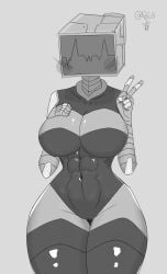 1girls big_breasts karen_plankton robot robot_girl tagme