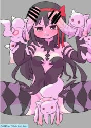 akemi_homura akuma_homura kyuubee kyuubee kyuubi