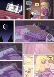 aged_up annon bimbo bimbofication blonde_female blonde_hair breasts breasts_expansion breasts_exposed comic comic_page disney disney_channel disney_xd english_text female female_only gravity_falls pacifica_northwest page_8 tagme text