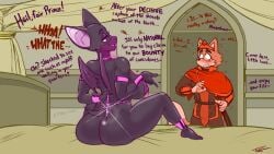 2023 assassin bat fakeryway furry imminent_sex knife original original_character original_characters pleasure_castle royalty