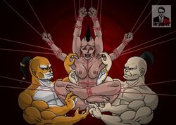 2d bondage goro kintaro mortal_kombat mrwhite multiple_boys rape sheeva