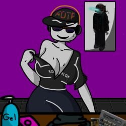 1girls bedroom black_skirt cola condom dark earphones female gel glasses horny_female lotion pro_boy_(stickman44) purple reference_image roblox roblox_avatar robloxian room rule_63 scarf self_upload spider stickman44 sweat tagme taking_clothes_off white_skin