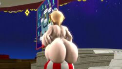 1girls 3d animated back_view big_ass big_breasts big_butt bouncing dat_ass female female_only ironhawk lewdhawk mario_(series) mp4 musi_cassie nintendo princess_rosalina riding sex_toy solo sound super_mario_galaxy tagme video