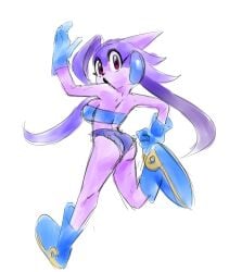 anthro aquatic_dragon blulesnsfw dragon female female_protagonist freedom_planet looking_at_viewer sash_lilac video_games water_dragon