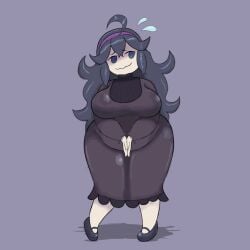 1girls big_breasts breasts female hex_maniac mamimibuns nintendo pokemon slightly_chubby tagme thick_thighs wide_hips