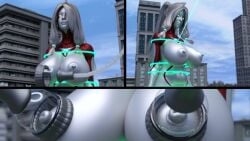 3d 3d_(artwork) alien alien_girl alien_humanoid asian asian_female bodypaint breasts draining female female_focus giant_ass giant_breasts giantess glowing_eyes large_ass large_breasts massive_ass massive_breasts massive_butt massive_thighs nude nude_female original original_character ponytail red_body red_bodypaint red_skin restrained silver_body silver_bodypaint silver_hair silver_skin sucking_nipples superheroine thick_ass thick_butt thick_hips thick_thighs thighs ultraman_(franchise) ultrawoman yoidore